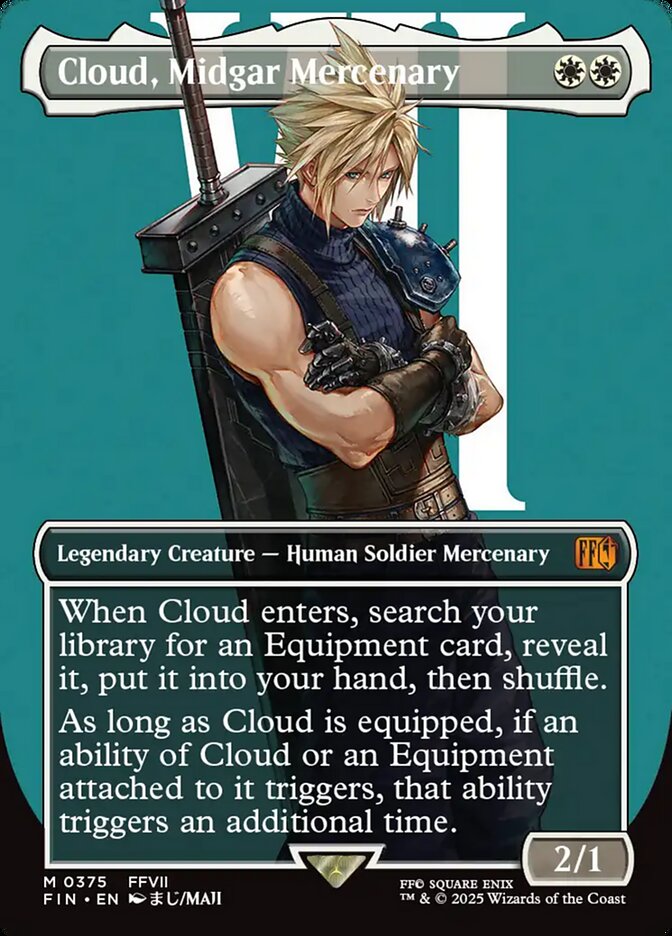 Cloud, Midgar Mercenary 375/309 (FINAL FANTASY)  - Borderless