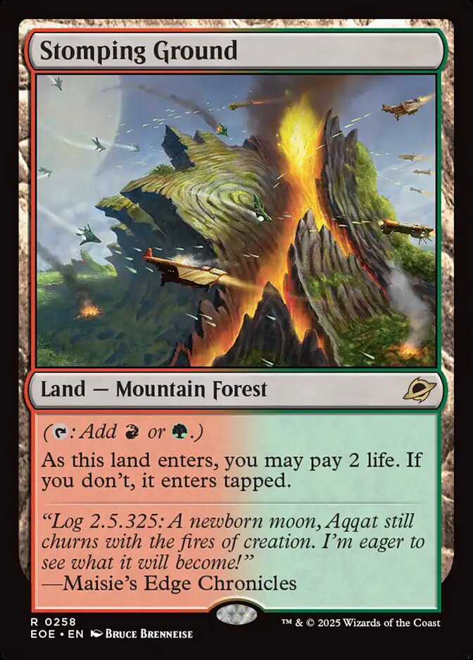 Stomping Ground 258 (Edge of Eternities)  - Foil