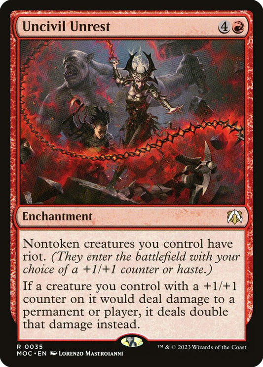 Uncivil Unrest 35/444 (Commander: March of the Machine) 