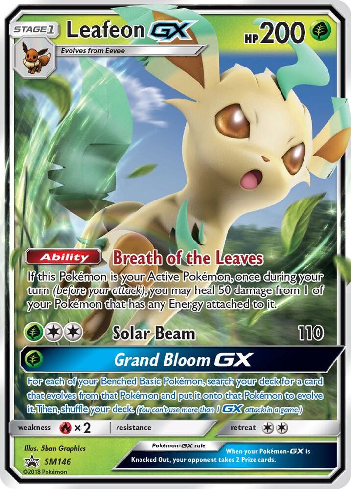 Leafeon GX SM146 (SM Promos)  - Holofoil