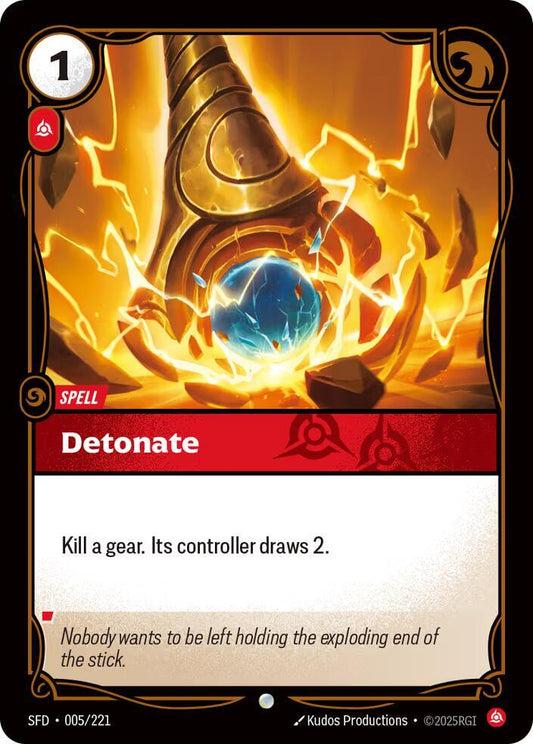 Detonate 5/221 (Spiritforged)  - Foil