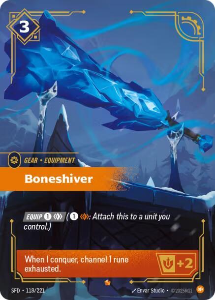 Boneshiver 118/221 (Spiritforged)  - Foil