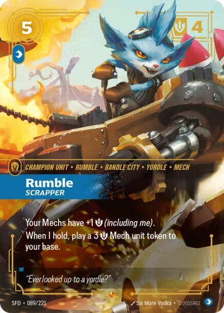 Rumble - Scrapper 89/221 (Spiritforged)  - Foil