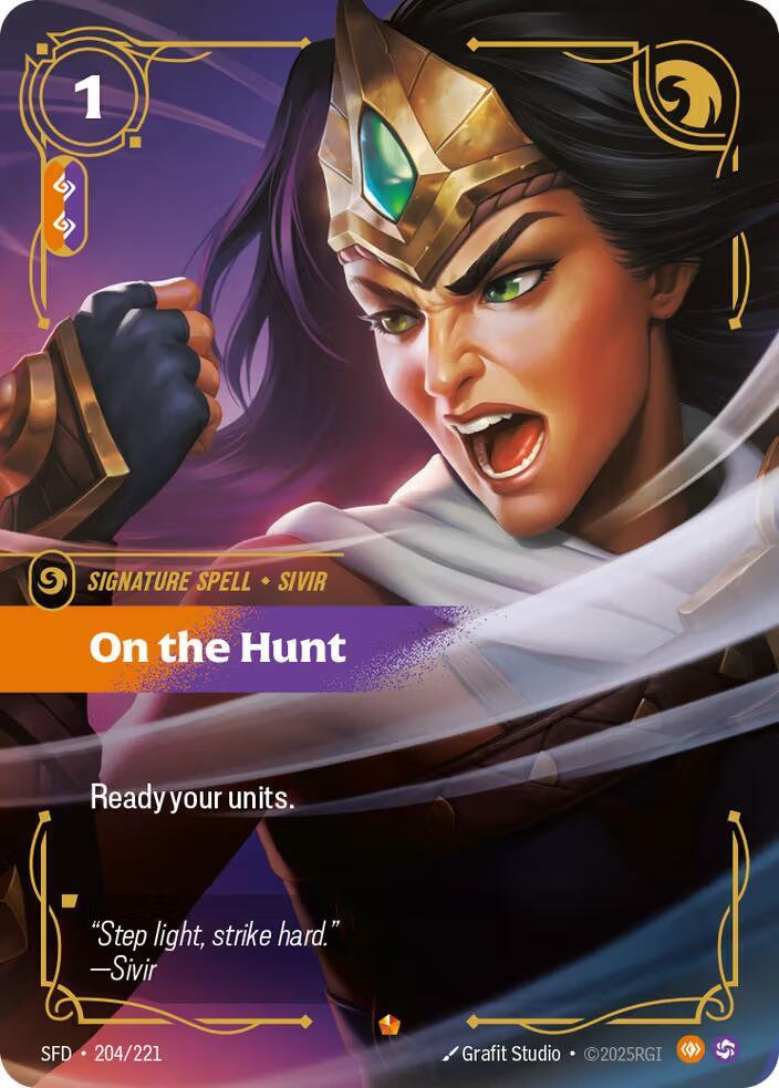 On the Hunt 204/221 (Spiritforged)  - Foil