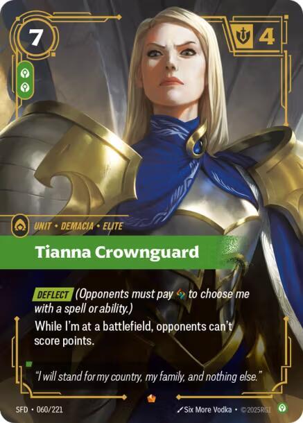 Tianna Crownguard 60/221 (Spiritforged)  - Foil