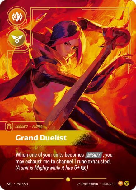 Fiora - Grand Duelist 251/221 (Spiritforged)  - Foil