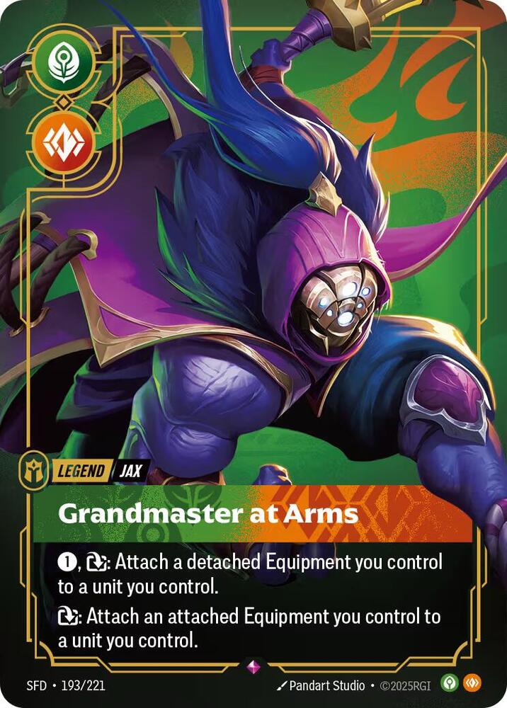 Jax - Grandmaster At Arms 193/221 (Spiritforged)  - Foil