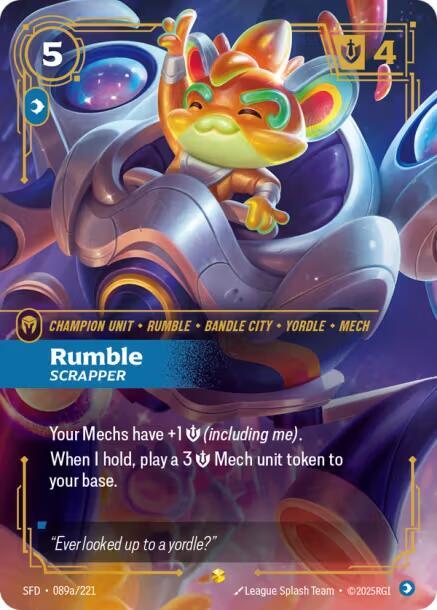 Rumble - Scrapper 89a/221 (Spiritforged)  - Foil