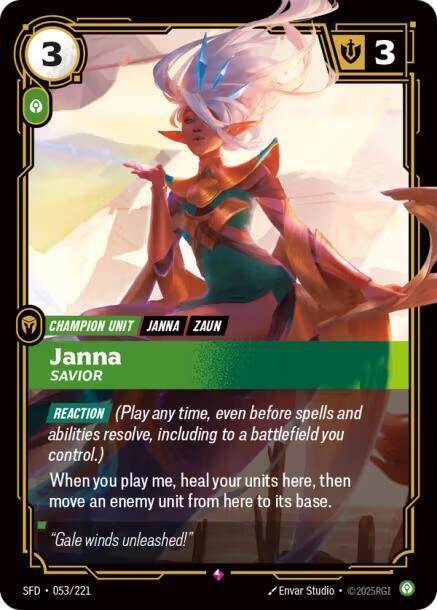 Janna - Savior 053/221 (Spiritforged)  - Foil