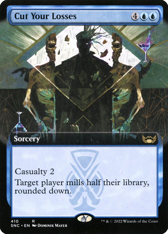 Cut Your Losses Extended Art 410 (Streets of New Capenna) 