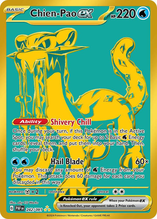 Chien-Pao ex 242/091 (SV: Paldean Fates)  - Holofoil