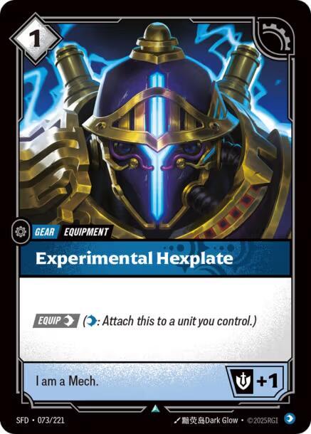 Experimental Hexplate 73/221 (Spiritforged)  - Foil
