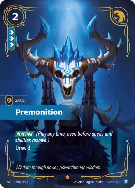 Premonition 87/221 (Spiritforged)  - Foil