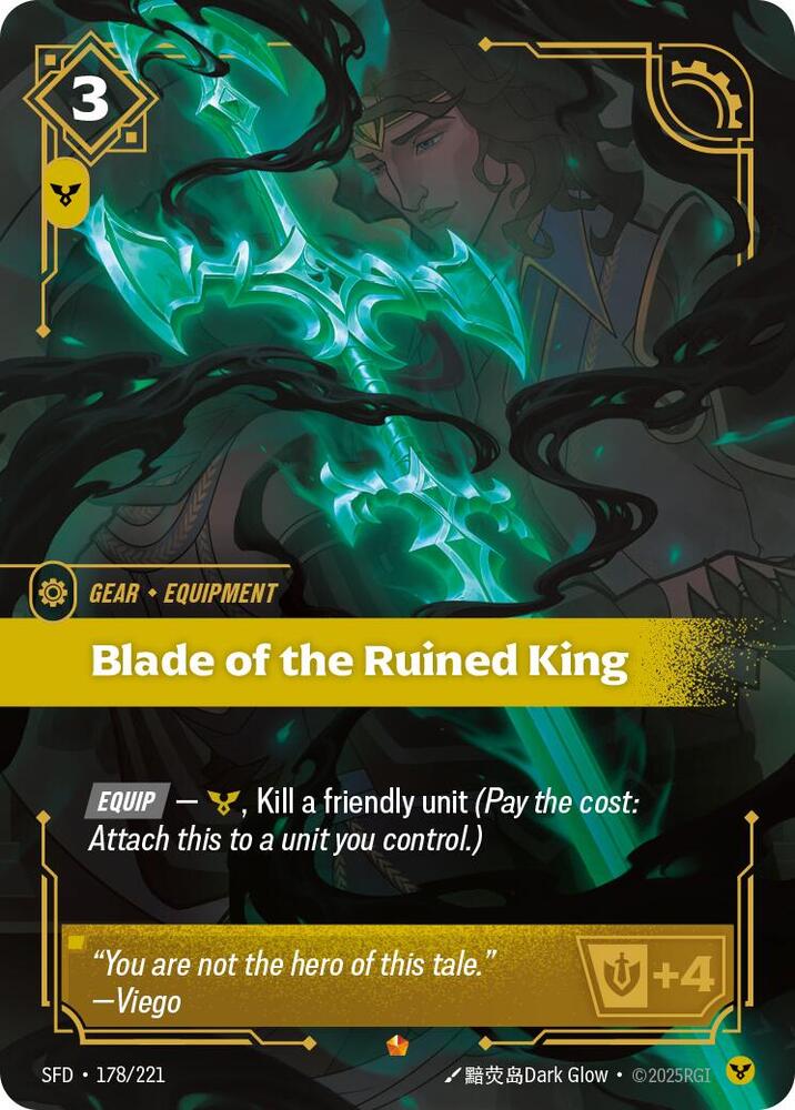 Blade of the Ruined King 178/221 (Spiritforged)  - Foil
