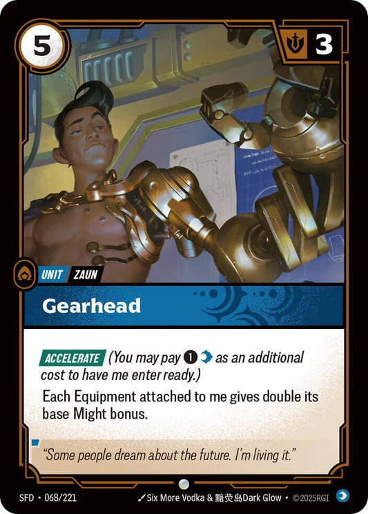 Gearhead 68/221 (Spiritforged)  - Foil