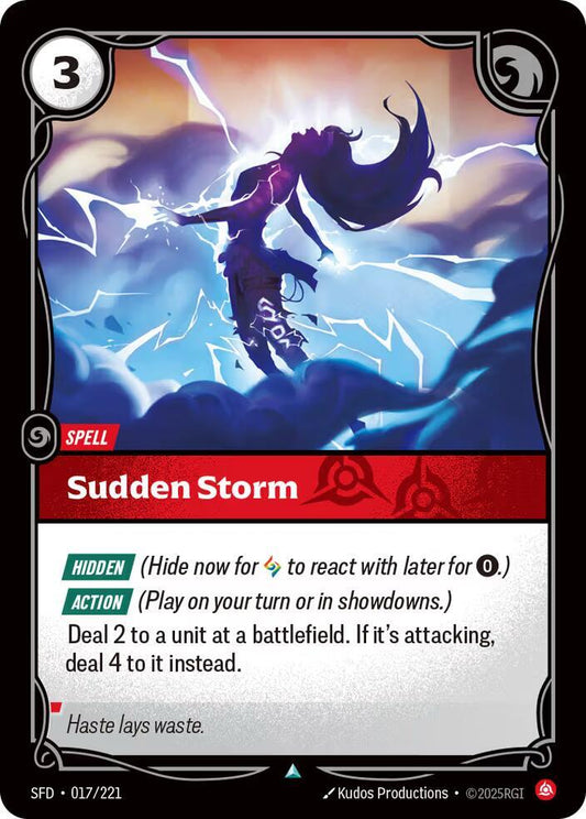 Sudden Storm 17/221 (Spiritforged) 