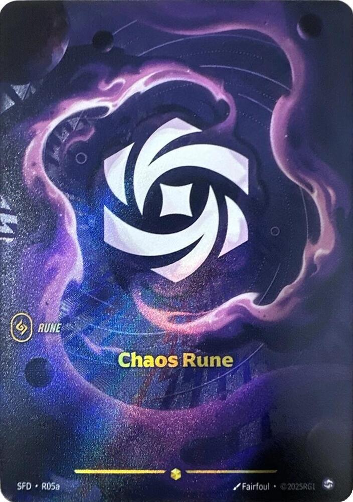 Chaos Rune Alternate Art R05a (Spiritforged)  - Foil