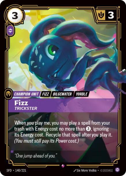 Fizz - Trickster 140/221 (Spiritforged)  - Foil