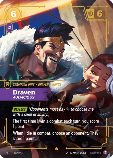 Draven - Audacious 148/221 (Spiritforged)  - Foil