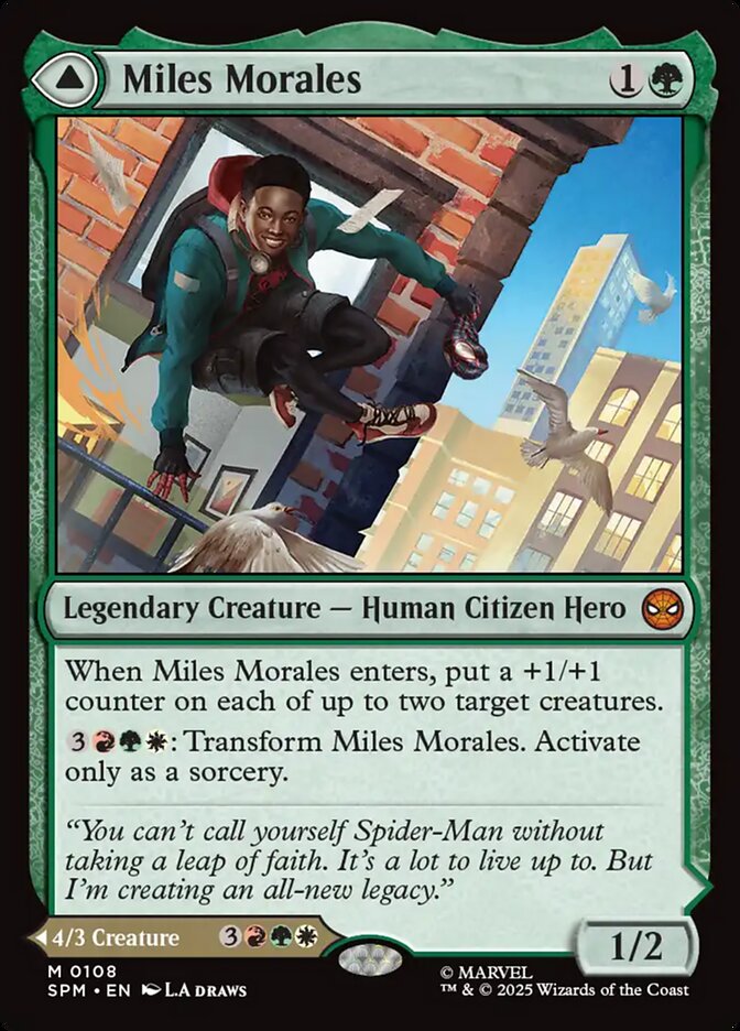 Miles Morales // Ultimate Spider-Man 108 (Marvel's Spider-Man)  - Foil