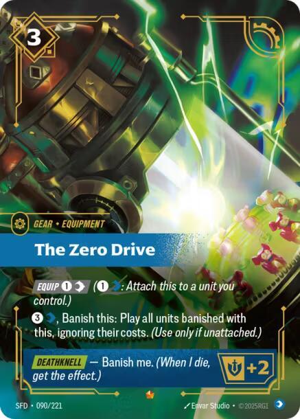 The Zero Drive 90/221 (Spiritforged)  - Foil