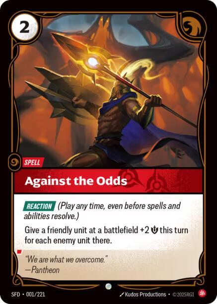Against the Odds 1/221 (Spiritforged) 