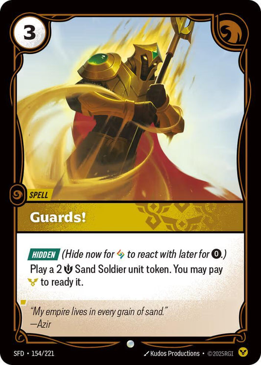Guards! 154/221 (Spiritforged)  - Foil