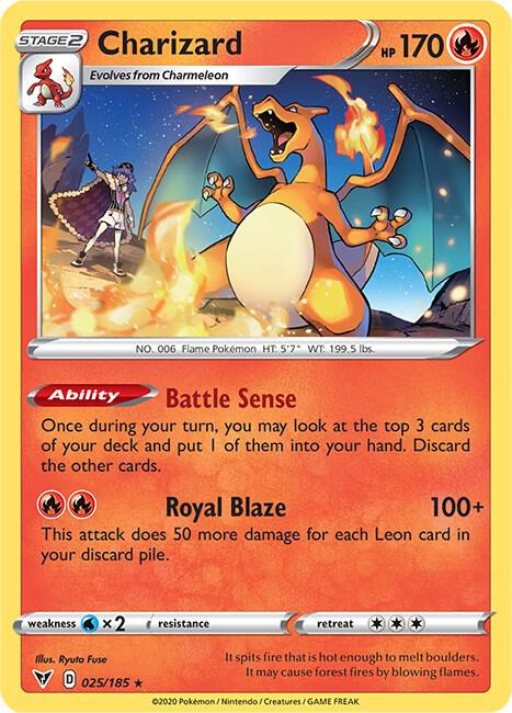 Charizard 025/185 (SWSH04: Vivid Voltage) 