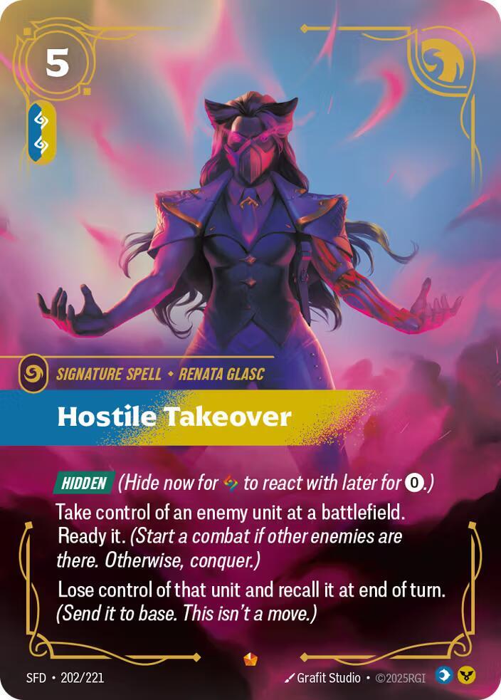 Hostile Takeover 202/221 (Spiritforged)  - Foil