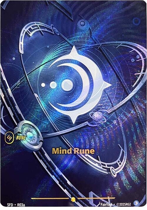 Mind Rune Alternate Art R03a (Spiritforged)  - Foil