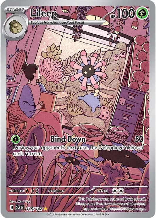 Lileep 145/142 (SV07: Stellar Crown)  - Holofoil
