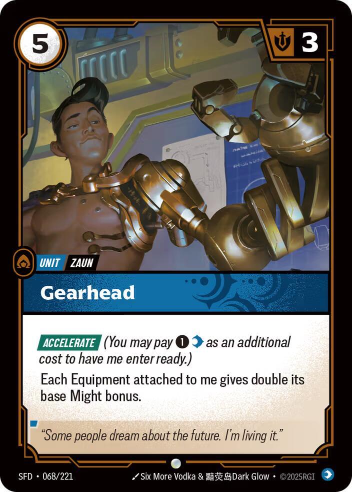 Gearhead 68/221 (Spiritforged)  - Foil