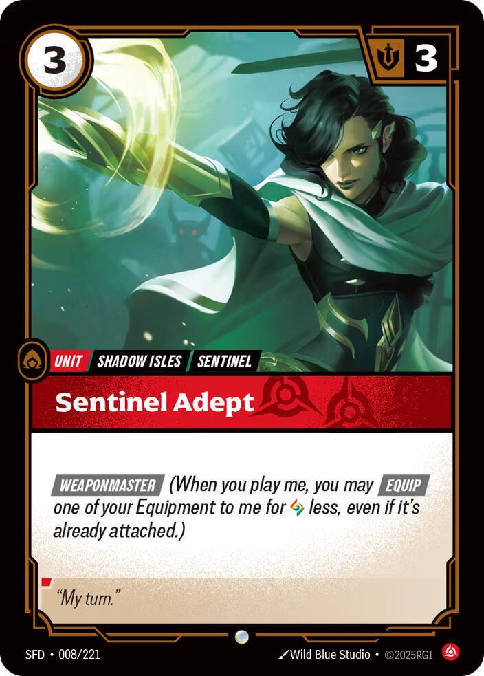 Sentinel Adept 8/221 (Spiritforged)  - Foil