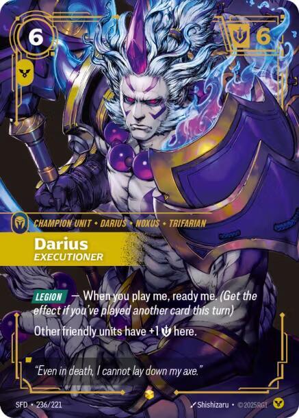 Darius - Executioner 236/221 (Spiritforged)  - Foil
