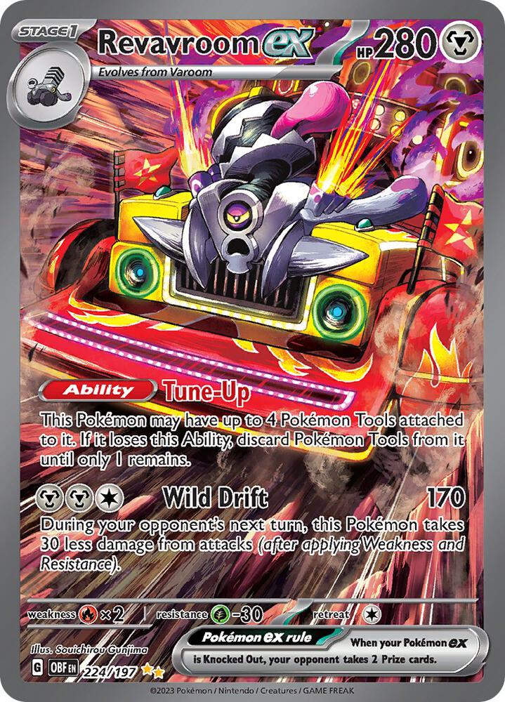Revavroom ex 224 197 224/197 (SV03: Obsidian Flames)  - Holofoil