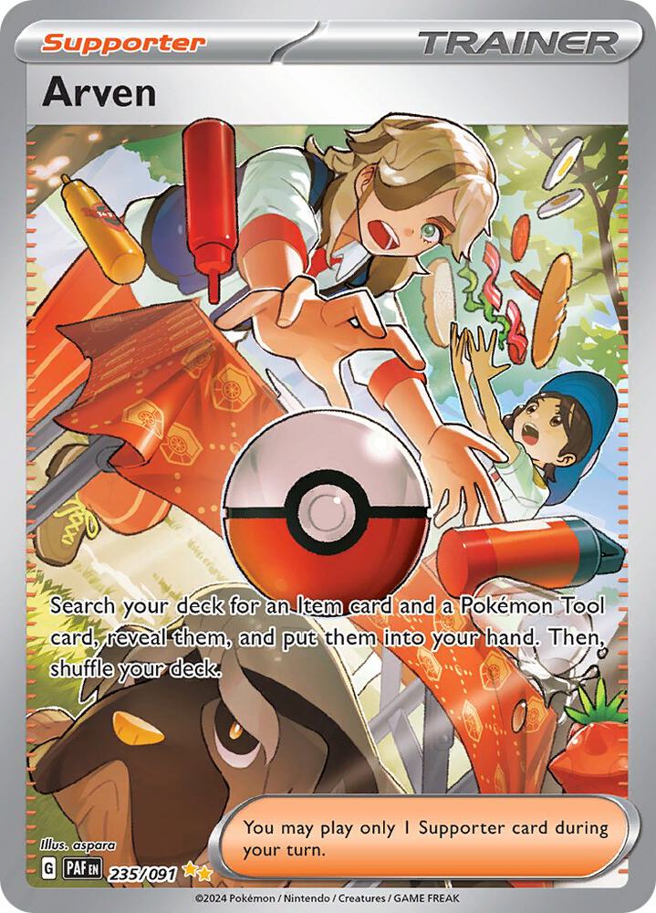 Arven 235/091 (SV: Paldean Fates)  - Holofoil