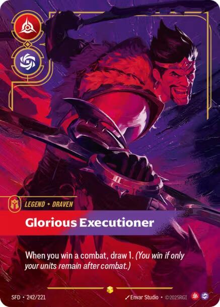 Draven - Glorious Executioner 242/221 (Spiritforged)  - Foil