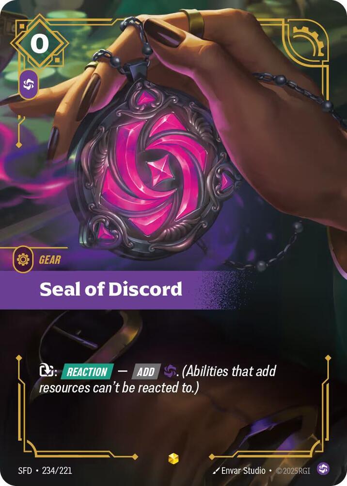 Seal of Discord 234/221 (Spiritforged)  - Foil
