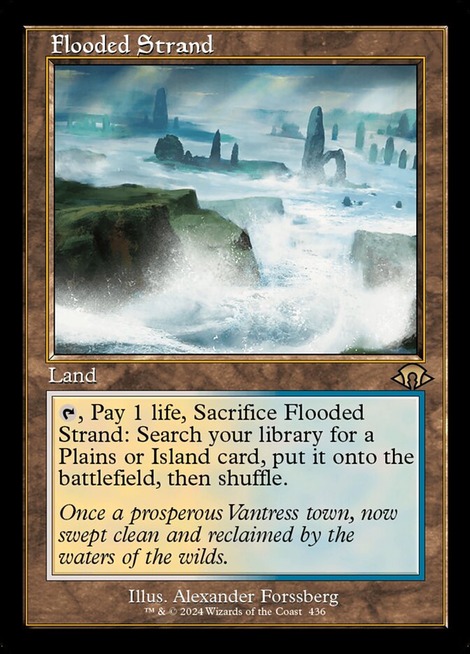 Flooded Strand 436 (Modern Horizons 3)  - Retro