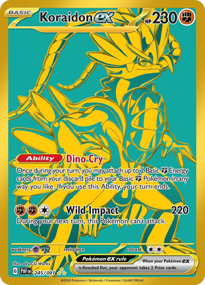 Koraidon ex 245/091 (SV: Paldean Fates)  - Holofoil