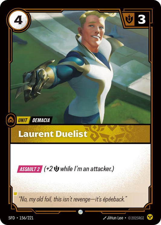 Laurent Duelist 156/221 (Spiritforged)  - Foil