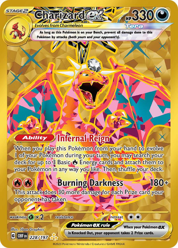 Charizard ex 228/197 (SV03: Obsidian Flames)  - Holofoil