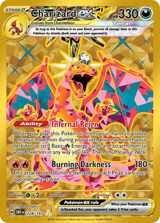 Charizard ex 228/197 (SV03: Obsidian Flames)  - Holofoil