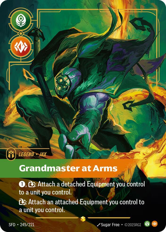 Jax - Grandmaster At Arms 245/221 (Spiritforged)  - Foil
