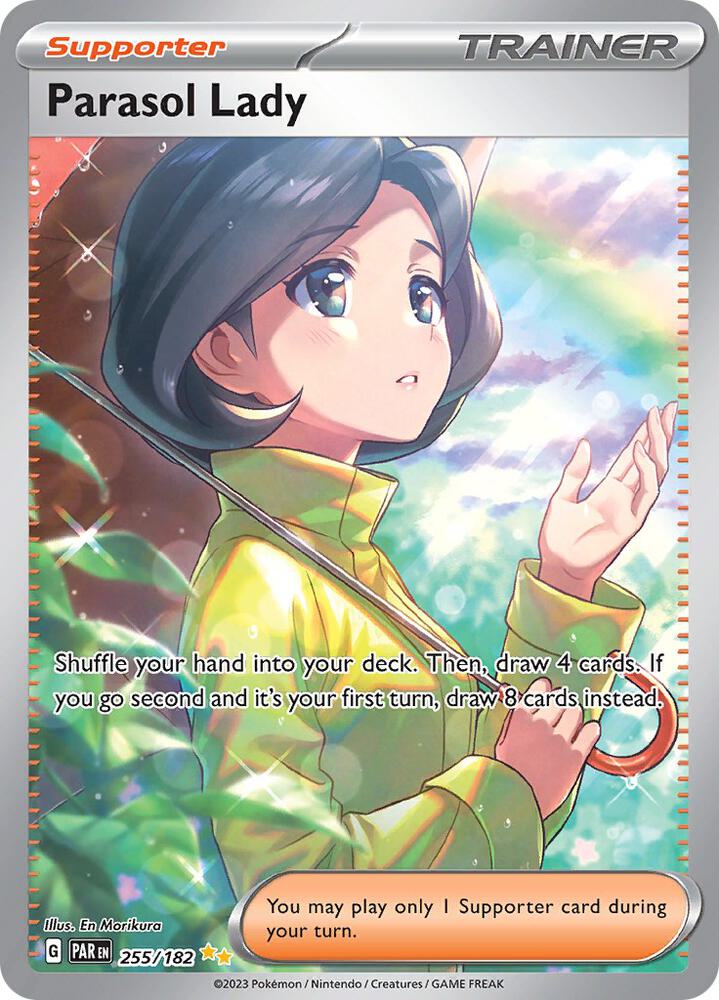 Parasol Lady 255/182 (SV04: Paradox Rift)  - Holofoil