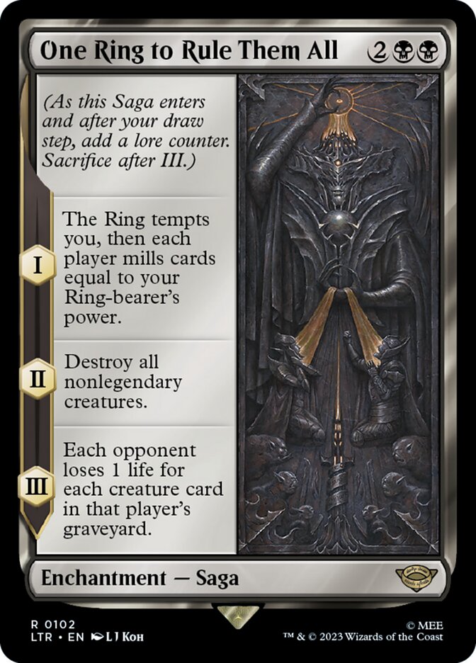One Ring to Rule Them All 102/281 (Universes Beyond: The Lord of the Rings: Tales of Middle-earth) 