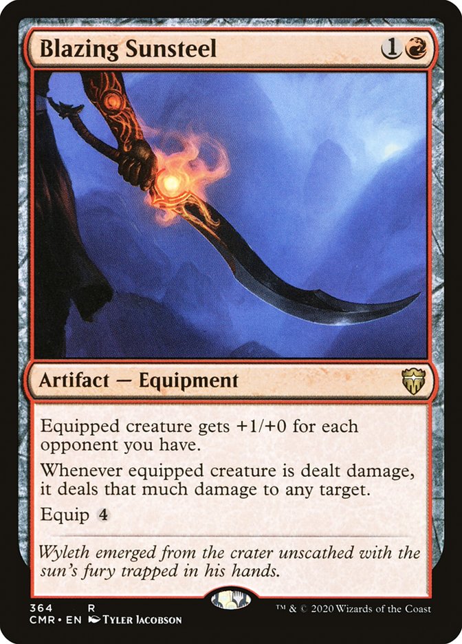 Blazing Sunsteel 364 (Commander Legends) 