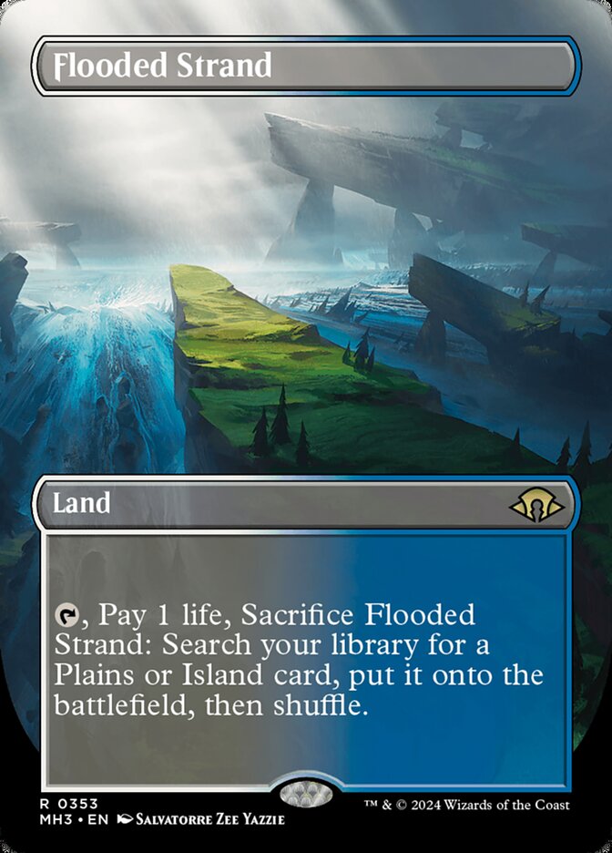 Flooded Strand 353 (Modern Horizons 3)  - Borderless