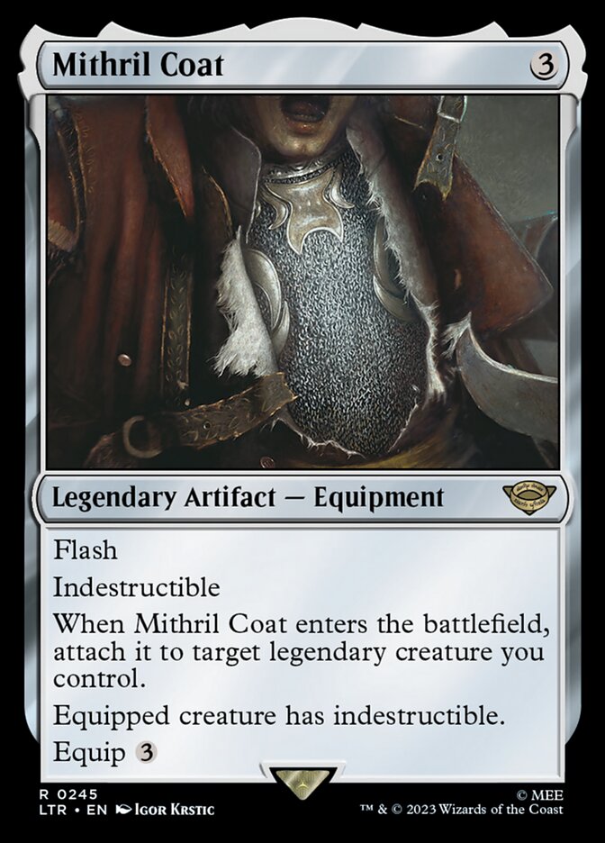 Mithril Coat 245/281 (Universes Beyond: The Lord of the Rings: Tales of Middle-earth)  - Foil