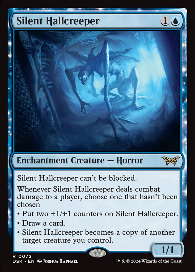 Silent Hallcreeper 72 (Duskmourn: House of Horror) 